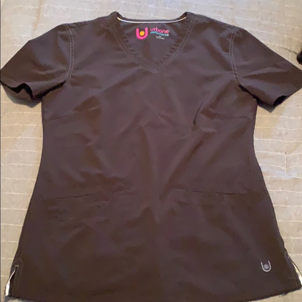 💝5/$25 Urbane black scrub top women’s small